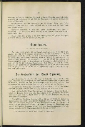 Die Gasanstalt der Stadt Chemnitz