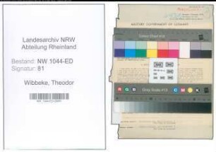 Entnazifizierung Theodor Wibbeke , geb. 24.11.1887 (Lehrer)