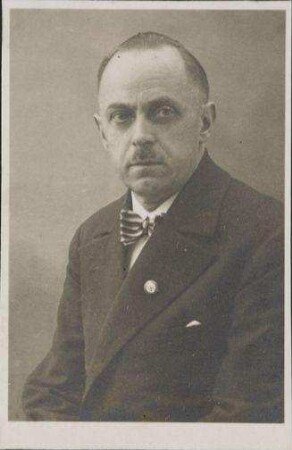 Wilh[elm] Kleff, [Lehrer Bergschule Hamborn]