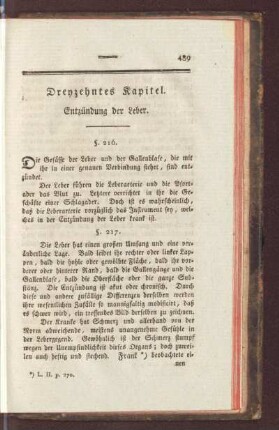Dreyzehntes Kapitel. Entzündung der Leber