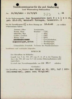 Schlauch, Karl