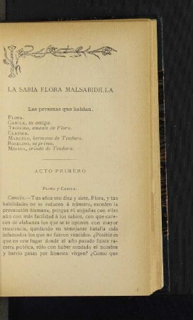 LA SABIA FLORA MALSABIDILLA
