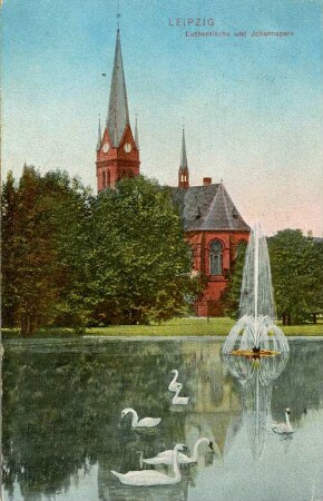 Leipzig: Lutherkirche und Johannapark