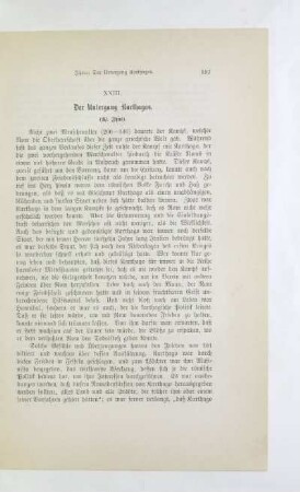 XXIII. Der Untergang Karthagos