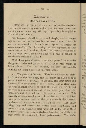 24-66, Chapter III. Correspondence