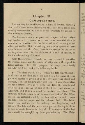 24-66, Chapter III. Correspondence