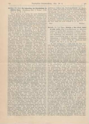 299-300 [Rezension] Körber, Gust., Die Ausbreitung des Christenthums im südlichen Baden