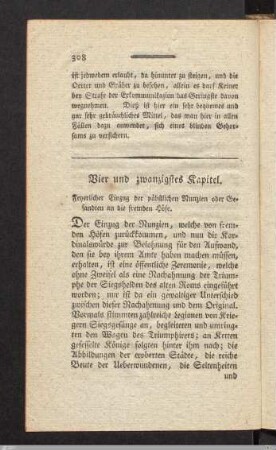 Vier und zwanzigstes Kapitel.