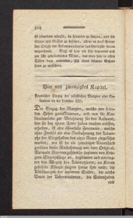 Vier und zwanzigstes Kapitel.