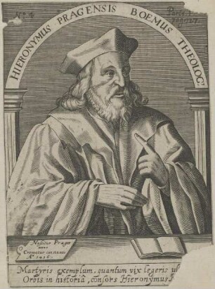 Bildnis des Hieronymus Pragensis