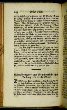 Schweißtreibende und die unmerkliche Ausdünstung befördernde Mittel