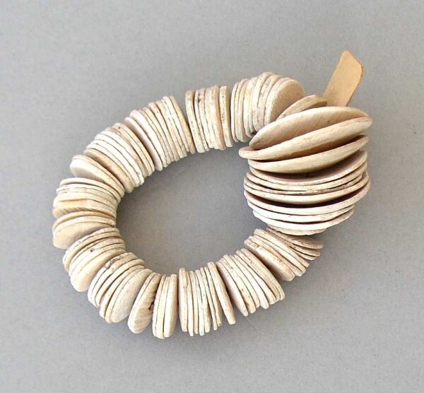 Necklace made from shell plates