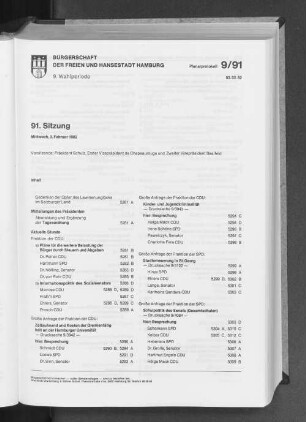 91. Sitzung