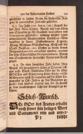 Schluß-Wunsch.