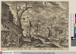 [The Angel Telling Joseph to Flee and the Flight into Egypt; Der Engel warnt Josef und die Flucht nach Ägypten]