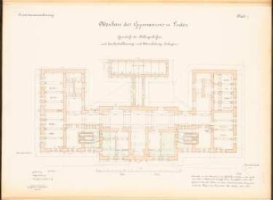 Gymnasium, Hannover-Linden: Grundriss KG 1:100