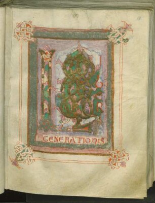 Zierseite 'Liber generationis'