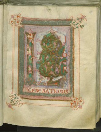 Zierseite 'Liber generationis'