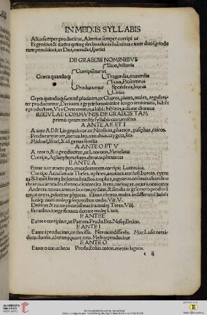 In mediis syllabis