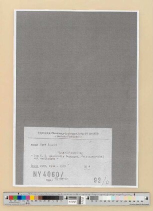 Von K. Eisner gesammelte Broschüren, Zeitungen und Zeitungsmeldungen: Bd. 4
