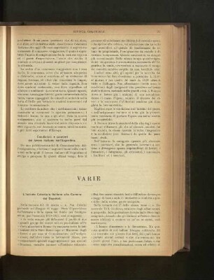 Varie.