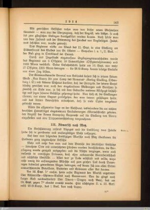 III. Abmarsch nach Metz