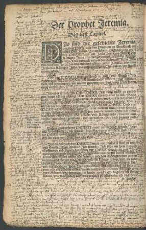 Handschriftlicher Kommentar von Johann Gramann