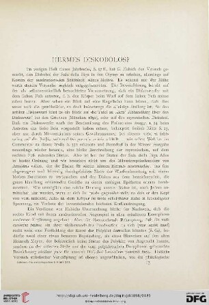 13: Hermes Diskobolos?