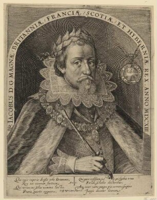 Bildnis des Iacobus I., König von England