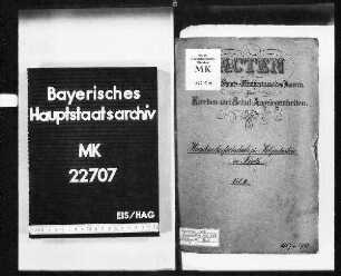 Fürth. Errichtung einer Handwerkerschule für Holzindustrie.