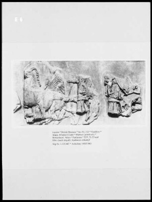 Parthenonfries — Nordfries, Platte XIV