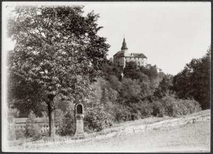 Friedland in Böhmen (Frýdlant v Cechách/Tschechische Republik). Blick zum Schloss