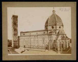 Dom Santa Maria del Fiore, Florenz: Blick aus südlicher Richtung
