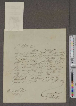 Brief an Carl Friedrich Ernst Frommann