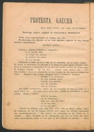 Protesta gaucha
