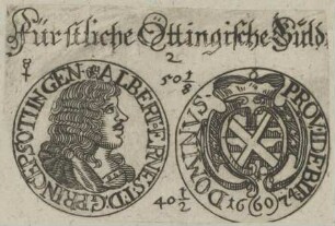 Bildnis des Albert Ernst, Princeps Ottingen