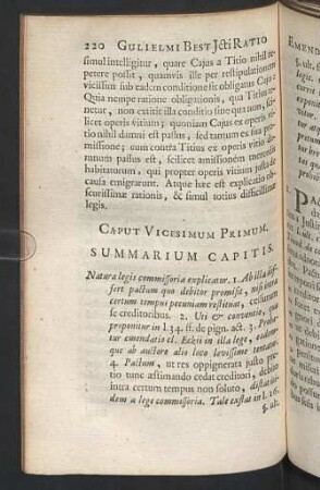 Caput Vicesimum Primum. - Vigesimum Quartum.