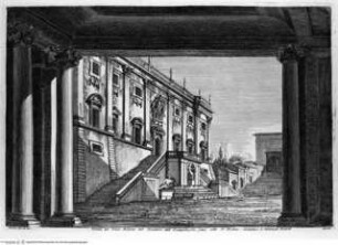 I monumenti più interessanti di Roma ..., Tafel 5: Campidoglio, Palazzo dei Senatori