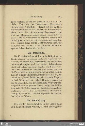 Die Belichtung
