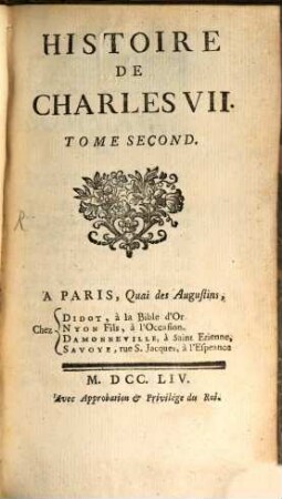 Histoire de Charles VII. 2