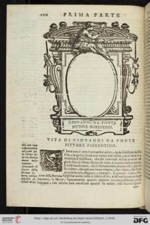 Vita di Giovanni da Ponte Pittore fiorentino