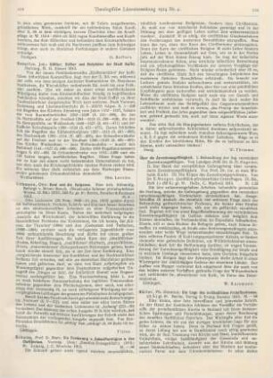 121-122 [Rezension] Schulze, Mart., Die Forderung e. Zukunftsreligion u. das Christentum. Vortrag