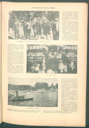 Las regatas en el Tigre