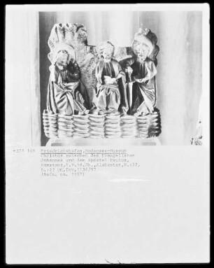 Christus zwischen dem Evangelisten Johannes und dem Apostel Paulus