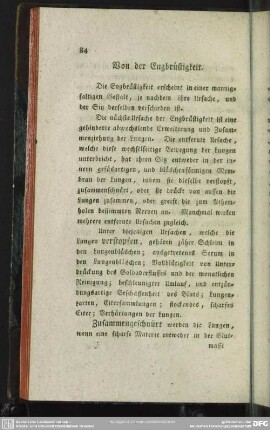 Von der Engbrüstigkeit