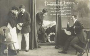 Es zogen drei Burschen - Der zweite deckte den Schleier zu [...]