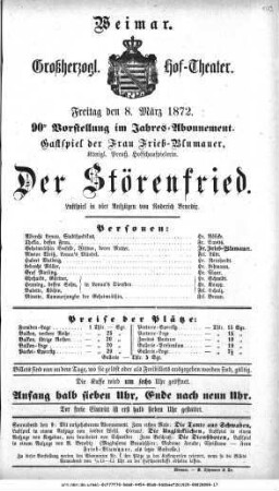 Der Störenfried