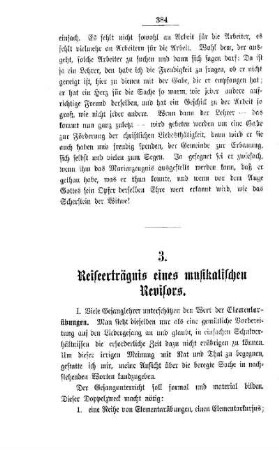 Reiseerträgnis eines musikalischen Revisors