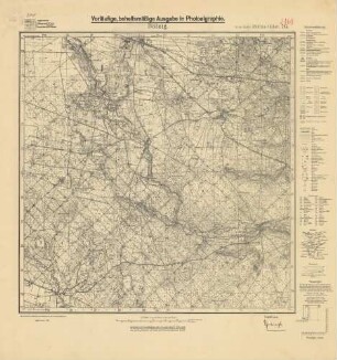 2168 (alte Nr.: 785) Bölzig, Meßtischblatt (4cm - Karte)