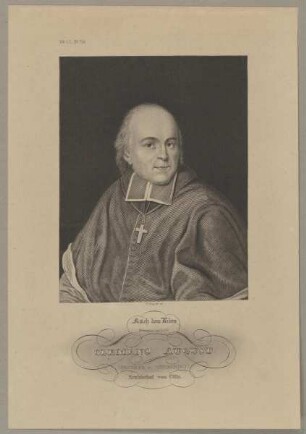 Bildnis des Clemens August, Erzbischof von Cöln